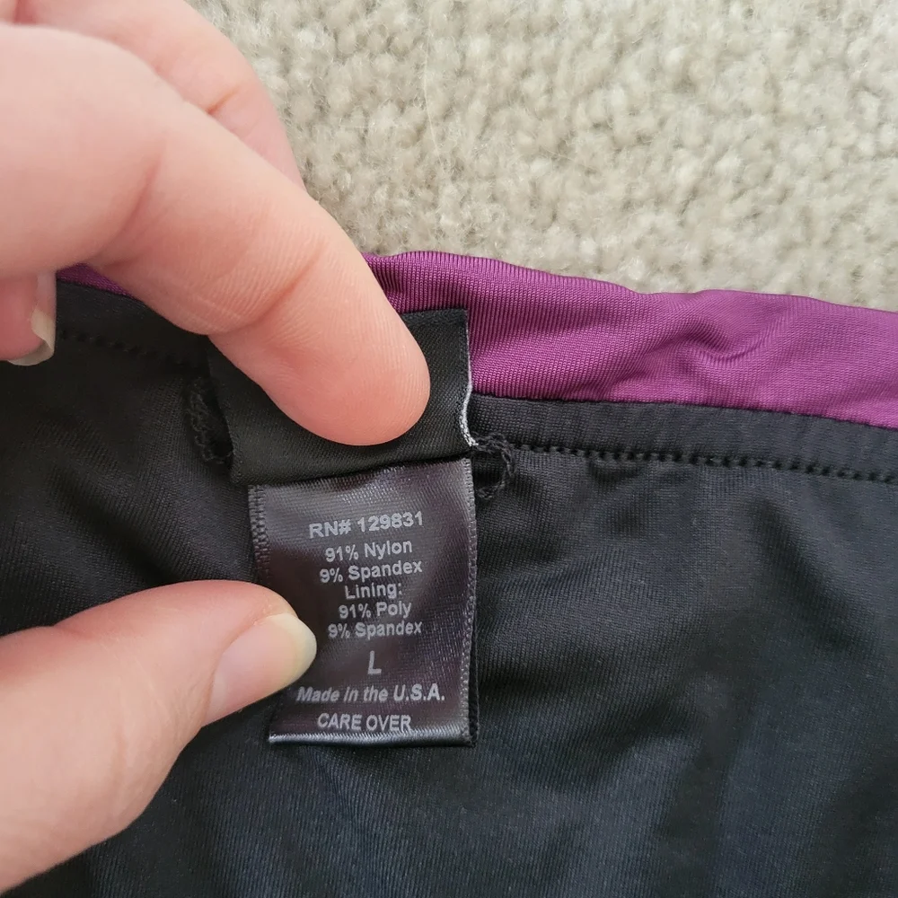 Canyon Beachwear 1 Sol Bikini Swimsuit Purple Size Large NWT